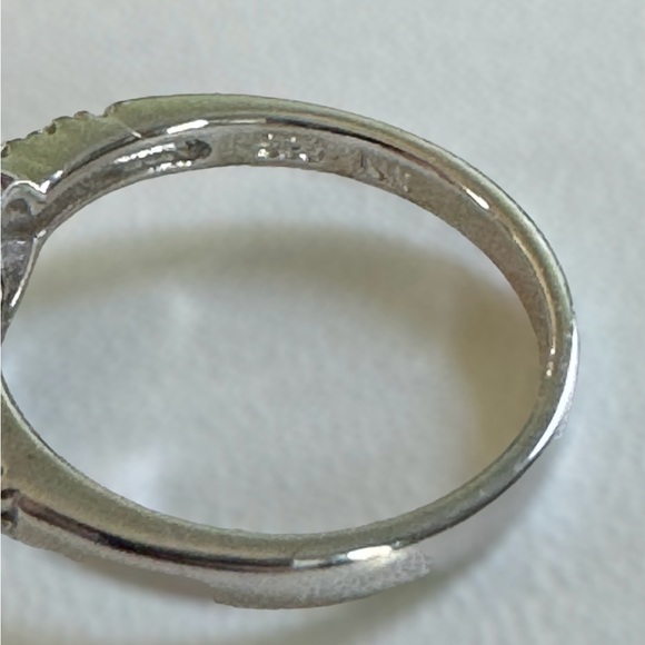 Silver and green satellite ring - Picture 11 of 11